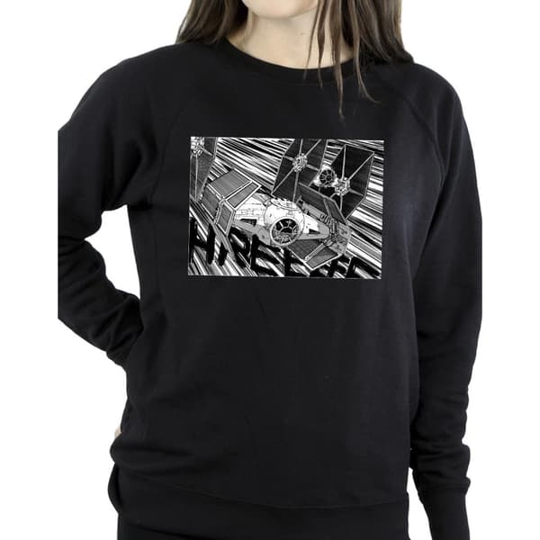 Star Wars Womens/Ladies Anime Plane Sweatshirt
