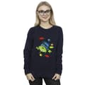 Miniatyrbilde 3 av 4: Disney Womens/Ladies Toy Story Christmas Lights Aliens Sweatshirt