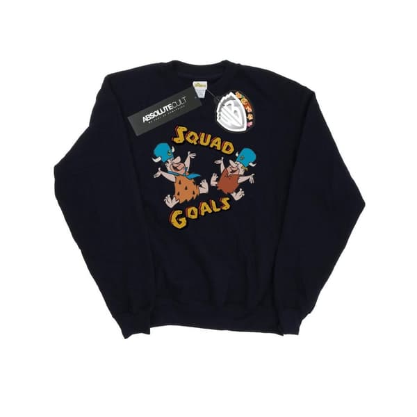 The Flintstones Womens/Ladies Squad Goals Sweatshirt Black S