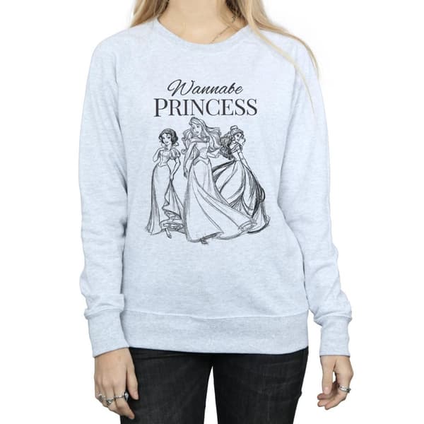 Disney Princess Dam/kvinnor Wannabe Princess - Sweatshirt
