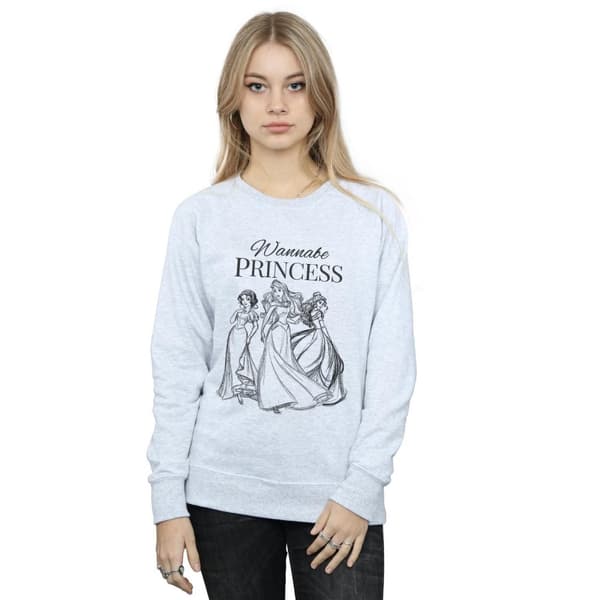 Disney Princess Dam/kvinnor Wannabe Princess - Sweatshirt