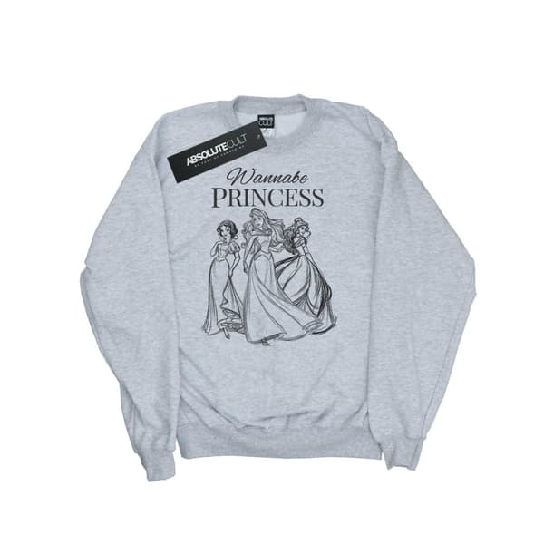 Disney Princess Dam/kvinnor Wannabe Princess - Sweatshirt