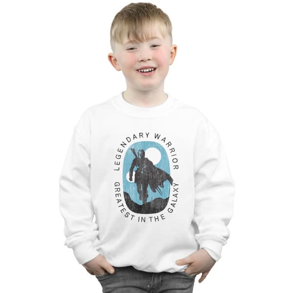 Star Wars Boys The Mandalorian Legendary Warrior Greatest In The Galaxy Sweatshirt