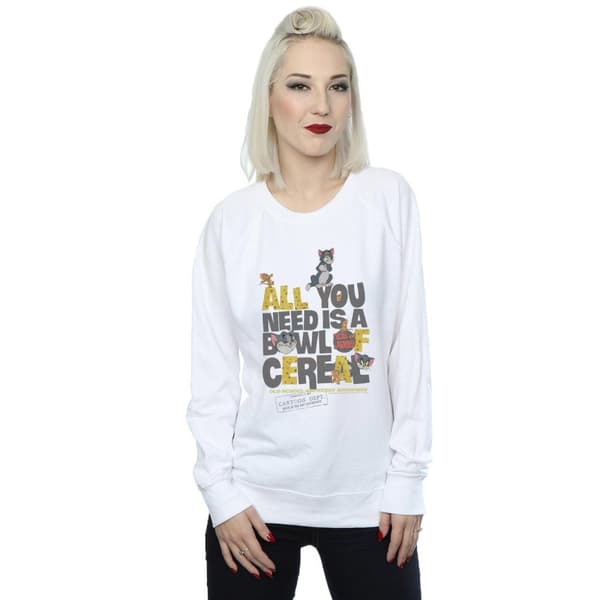 Tom And Jerry Womens/Ladies All You Need Is Sweatshirt