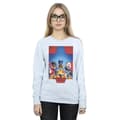 Pikkukuva 2 / 3: DC Comics Womens/Ladies The Suicide Squad Blue Star Poster Sweatshirt