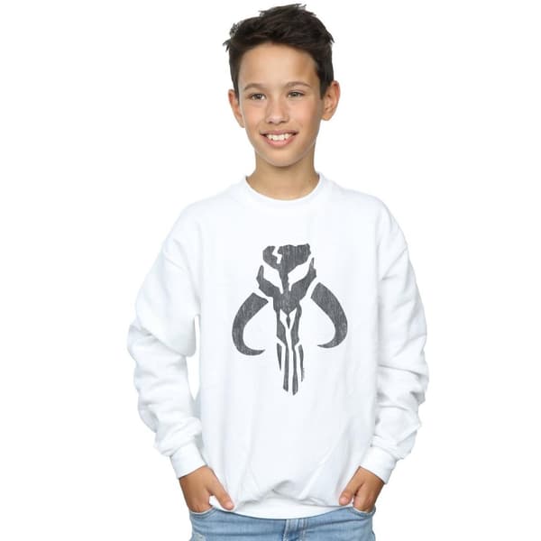 Star Wars Boys The Mandalorian Banther Skull Sweatshirt