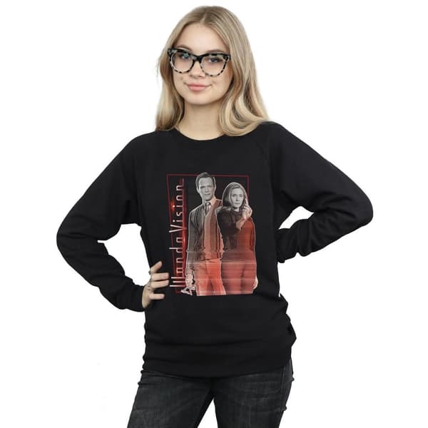 Marvel Dam/Tjej WandaVision Interference Pose Sweatshirt