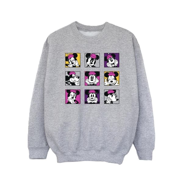 Disney Minnie Mouse Squares Sweatshirt för flickor