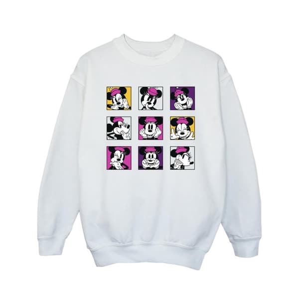Disney Minnie Mouse Squares Sweatshirt för flickor