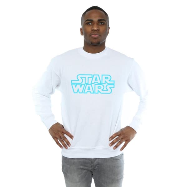 Star Wars Neon Sign Logo - Sweatshirt, herr