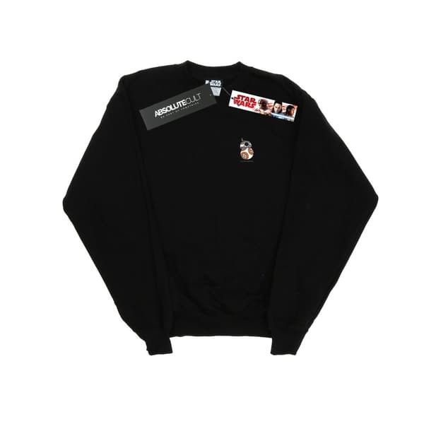 Star Wars Sweatshirt med brösttryck - BB-8 - The Force Awakens - flickor Black 12-13 Years