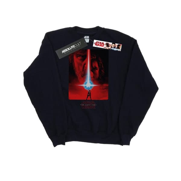 Star Wars Dam/Tjej The Last Jedi Röd Poster Sweatshirt