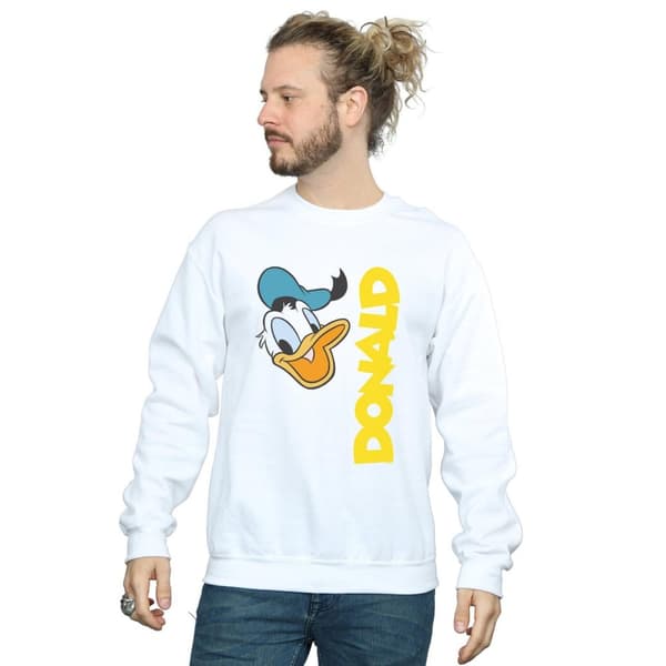 Disney Mens Donald Duck Greetings Sweatshirt