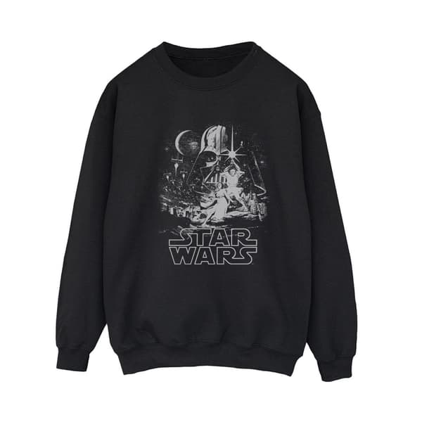 Star Wars Sweatshirt med New Hope-affisch för kvinnor/damer