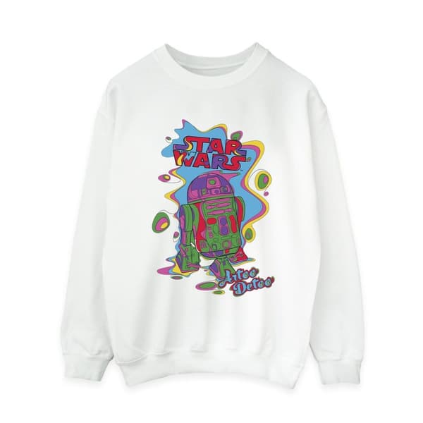 Star Wars Womens/Ladies R2D2 Pop Art Sweatshirt