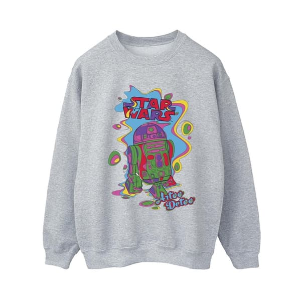 Star Wars Womens/Ladies R2D2 Pop Art Sweatshirt