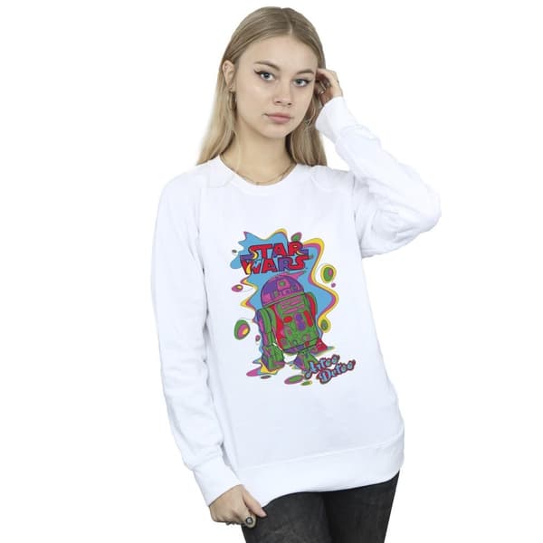 Star Wars Womens/Ladies R2D2 Pop Art Sweatshirt