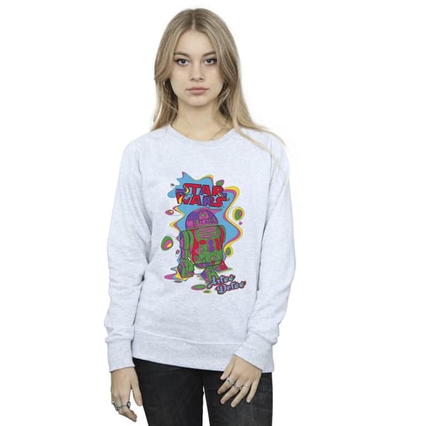 Star Wars Womens/Ladies R2D2 Pop Art Sweatshirt