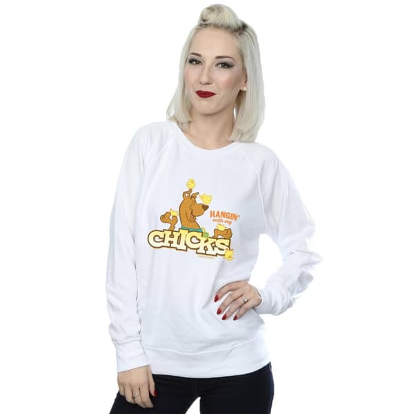 Scooby Doo Sweatshirt - dam/dam Hangin With My Chicks