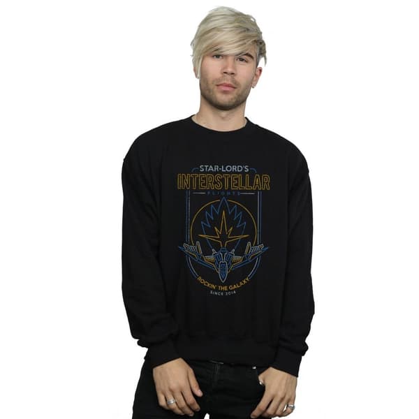 Marvel Mens Guardians Of The Galaxy Interstellar Flights Sweatshirt