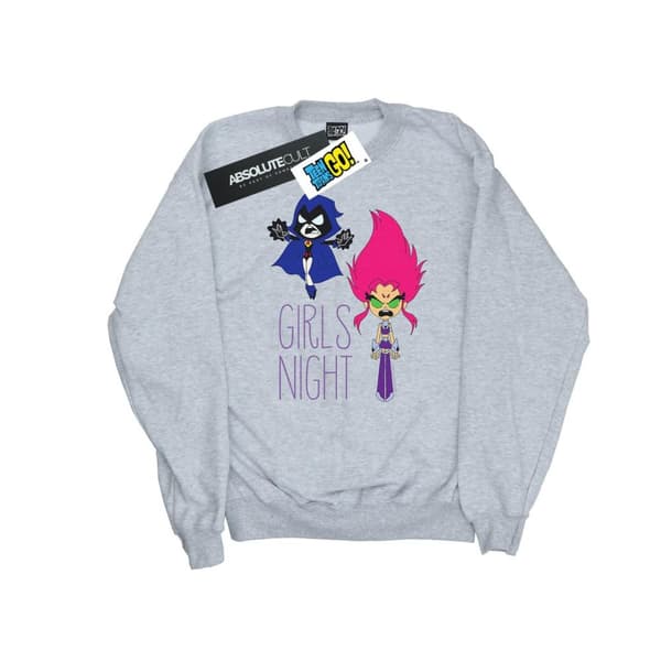 DC Comics Womens/Ladies Teen Titans Go Girls Night Sweatshirt