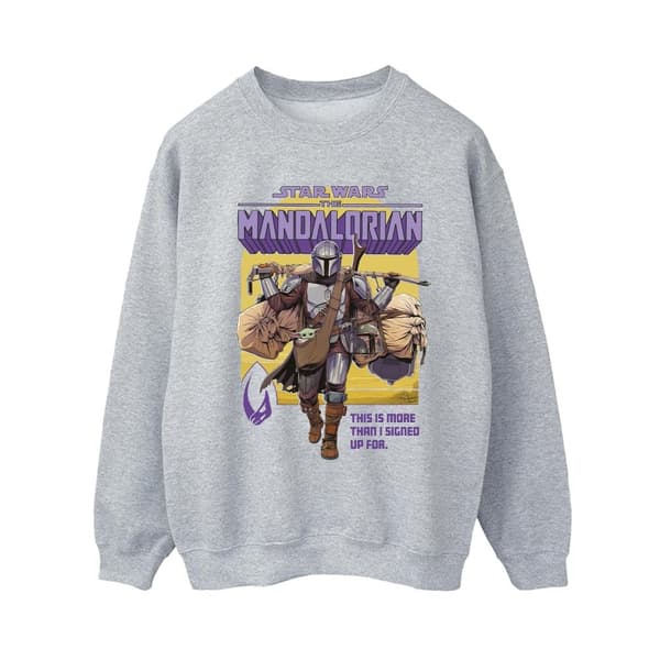 Star Wars Sweatshirt - The Mandalorian - mer än jag gick med på