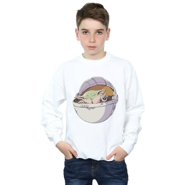 Star Wars Sweatshirt med sovande barn från The Mandalorian för pojkar