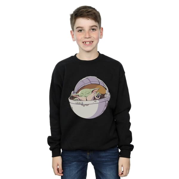 Star Wars Sweatshirt med sovande barn från The Mandalorian för pojkar
