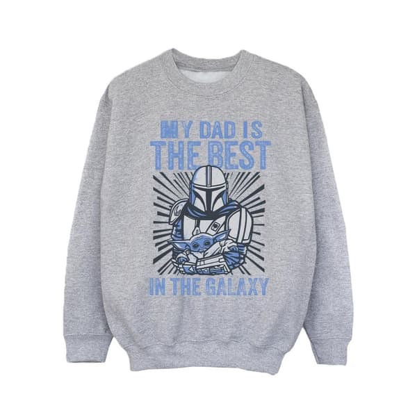 Star Wars Girls Mandalorian Best Dad Sweatshirt