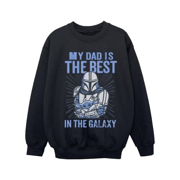 Star Wars Girls Mandalorian Best Dad Sweatshirt