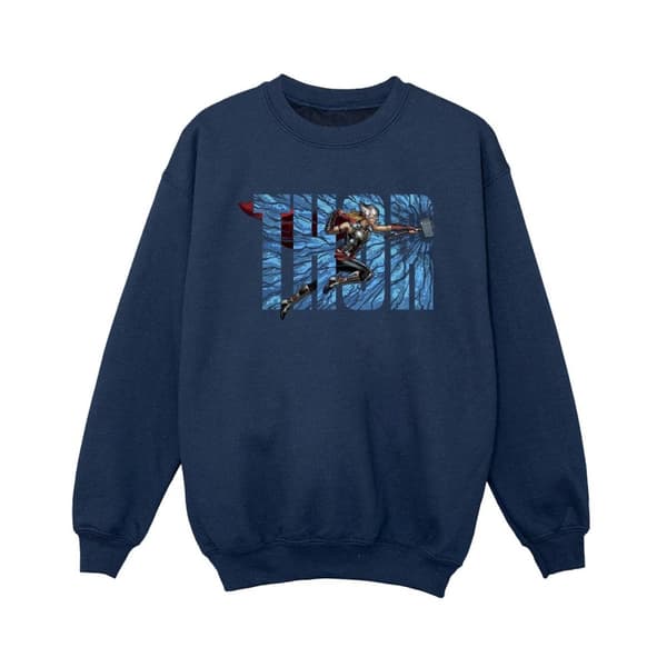 Marvel Pojkar Thor Love And Thunder Smash Sweatshirt