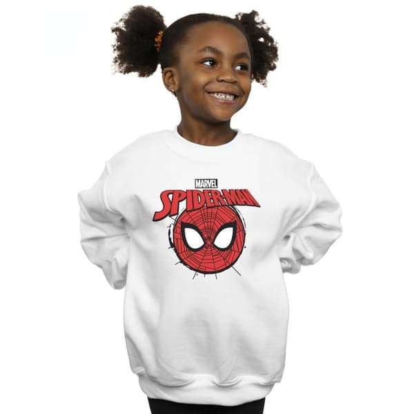Marvel Girls Spider-Man Logo Head Sweatshirt