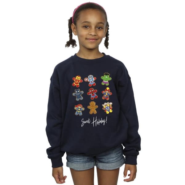 Marvel Girls Gingerbread Avengers Sweatshirt