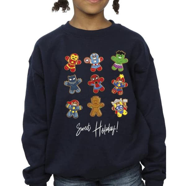 Marvel Girls Gingerbread Avengers Sweatshirt