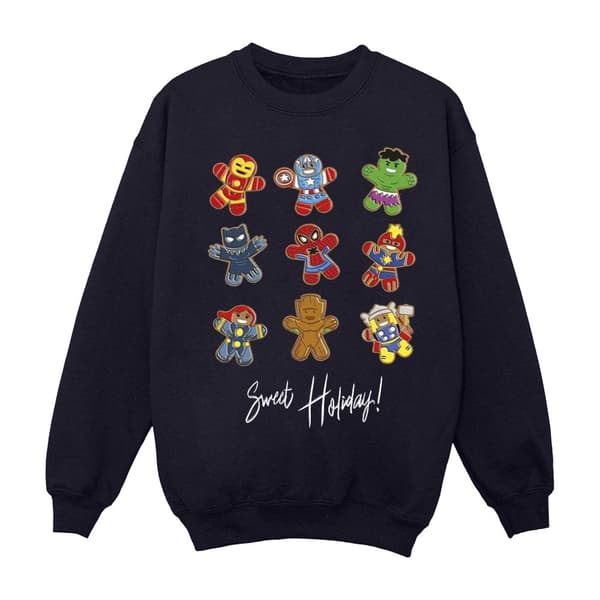 Marvel Girls Gingerbread Avengers Sweatshirt