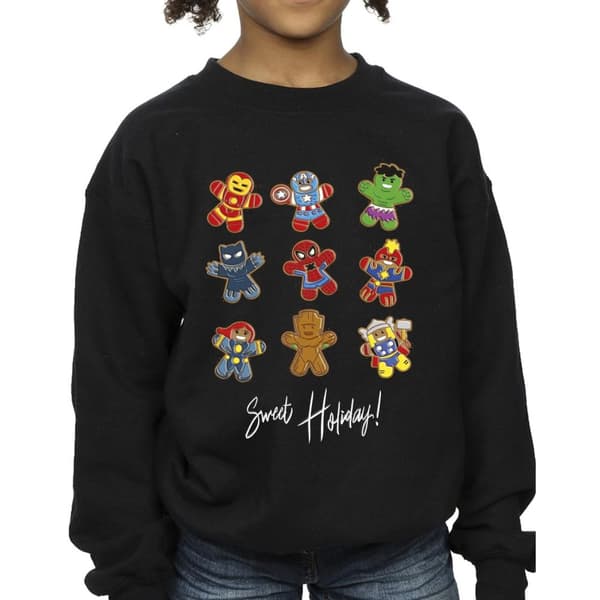 Marvel Girls Gingerbread Avengers Sweatshirt