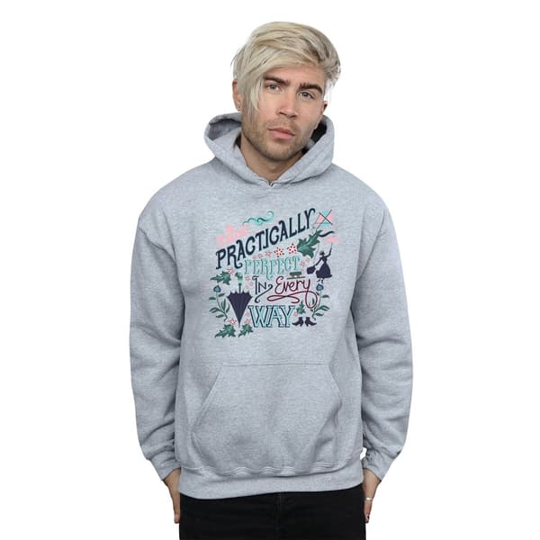 Disney Mens Mary Poppins Practically Hoodie