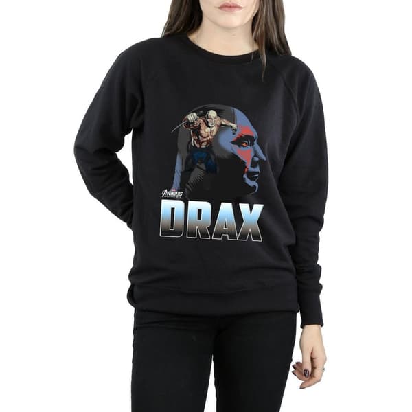 Marvel Womens/Ladies Avengers Infinity War Drax Character Sweatshirt