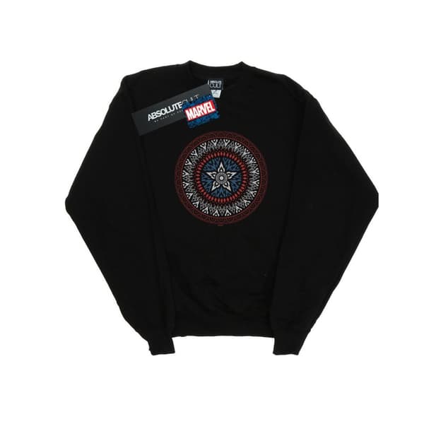 Marvel Sweatshirt med prydd sköld från Captain America för flickor