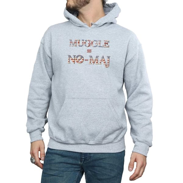 Fantastic Beasts Mens No Muggle No Maj Hoodie