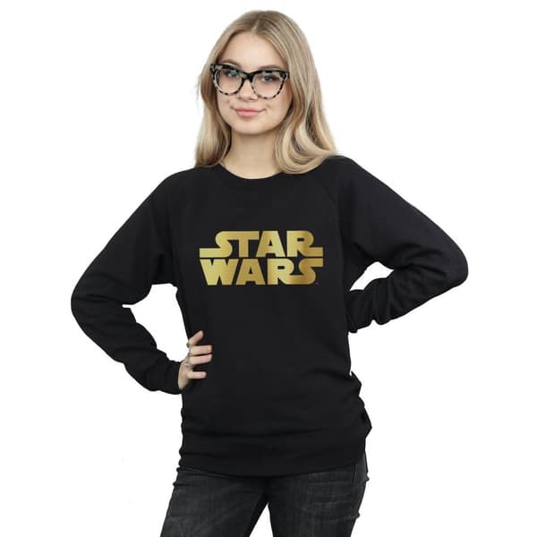 Star Wars Womens/Ladies Gold Logo Sweatshirt