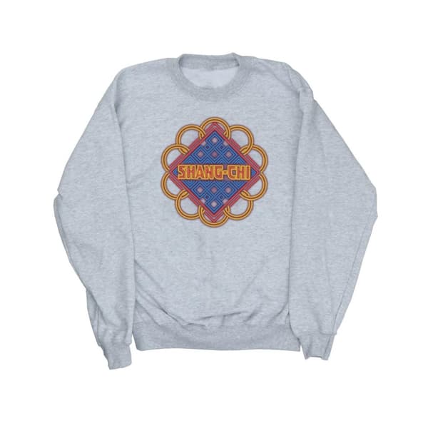 Marvel Mens Shang-Chi And The Legend Of The Ten Rings Neon Ring Logo Sweatshirt