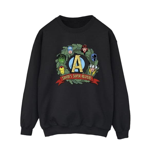 Marvel Womens/Ladies Santa´s Super Helpers Sweatshirt