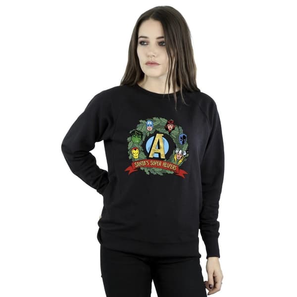 Marvel Womens/Ladies Santa´s Super Helpers Sweatshirt