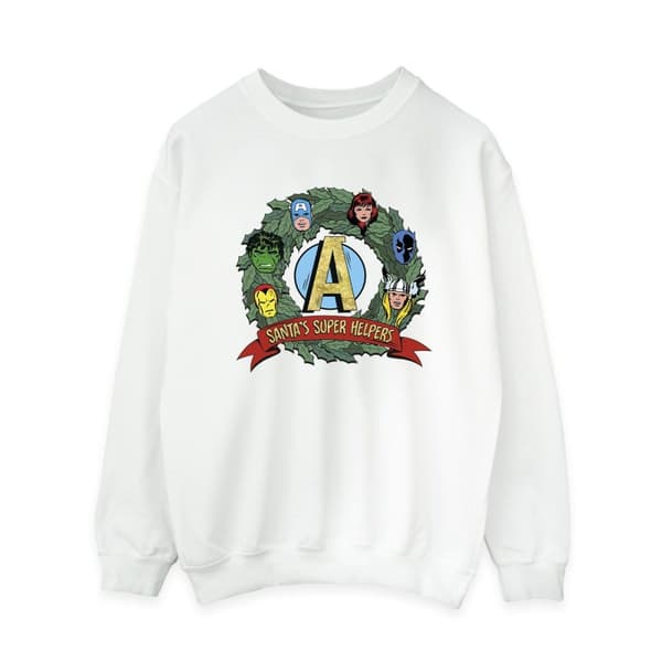 Marvel Womens/Ladies Santa´s Super Helpers Sweatshirt