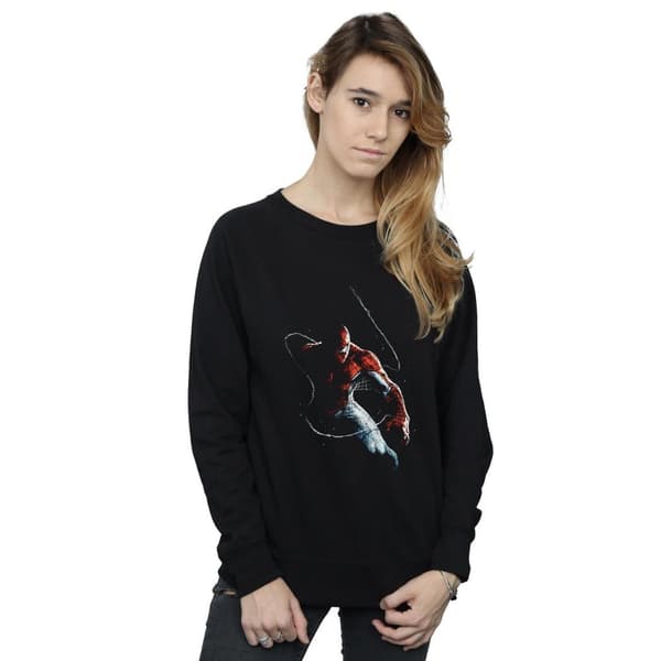 Marvel Womens/Ladies Spider-Man Painting Sweatshirt