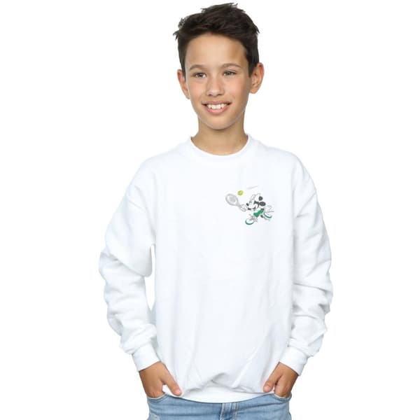 Disney Minnie Mouse Tennis Sweatshirt med brösttryck för pojkar