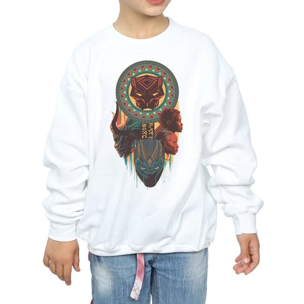 Marvel Girls Black Panther Totem Sweatshirt