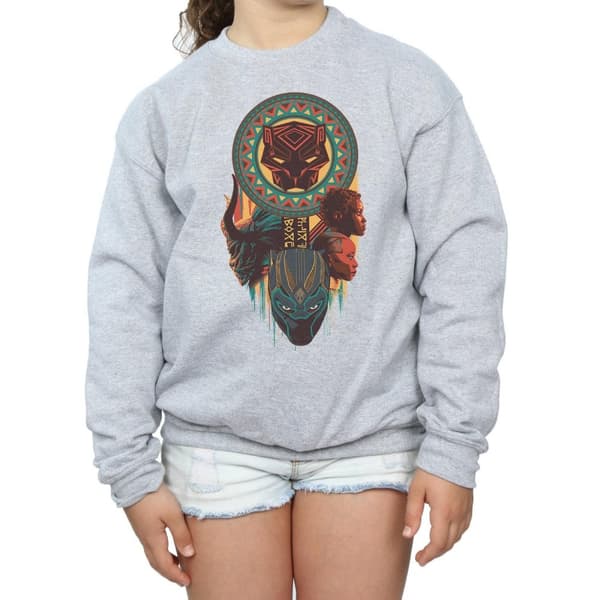 Marvel Girls Black Panther Totem Sweatshirt