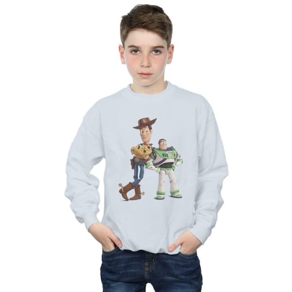 Disney Pojkar Toy Story Buzz och Woody stående tröja